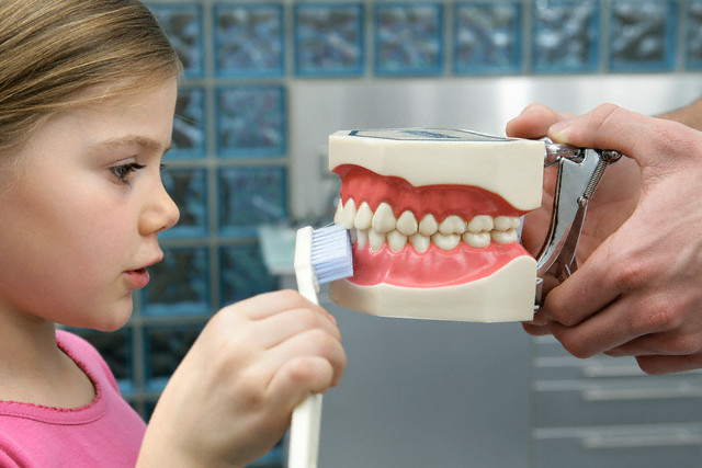 Научим ребенка ухаживать за зубами